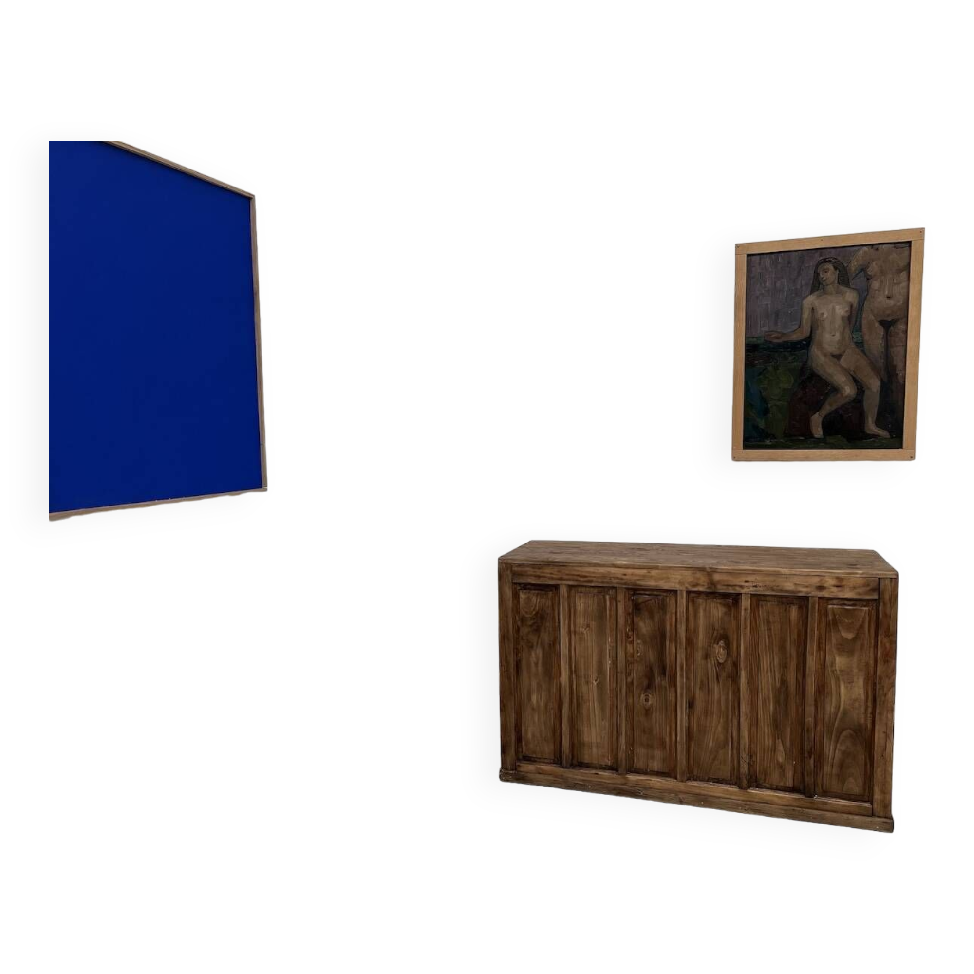 Old trade counter with drawers