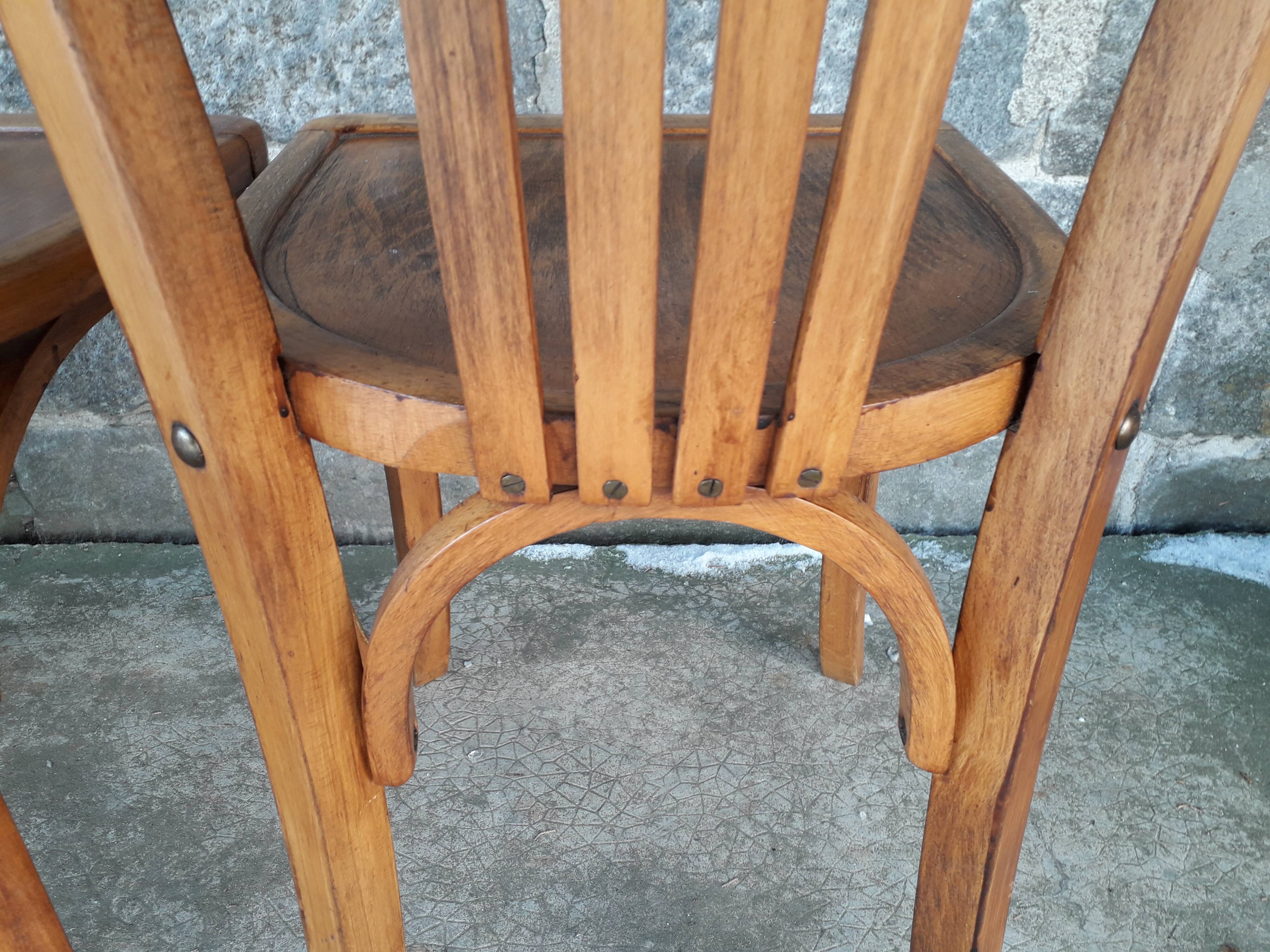 Set of four Luterma bistro chairs
