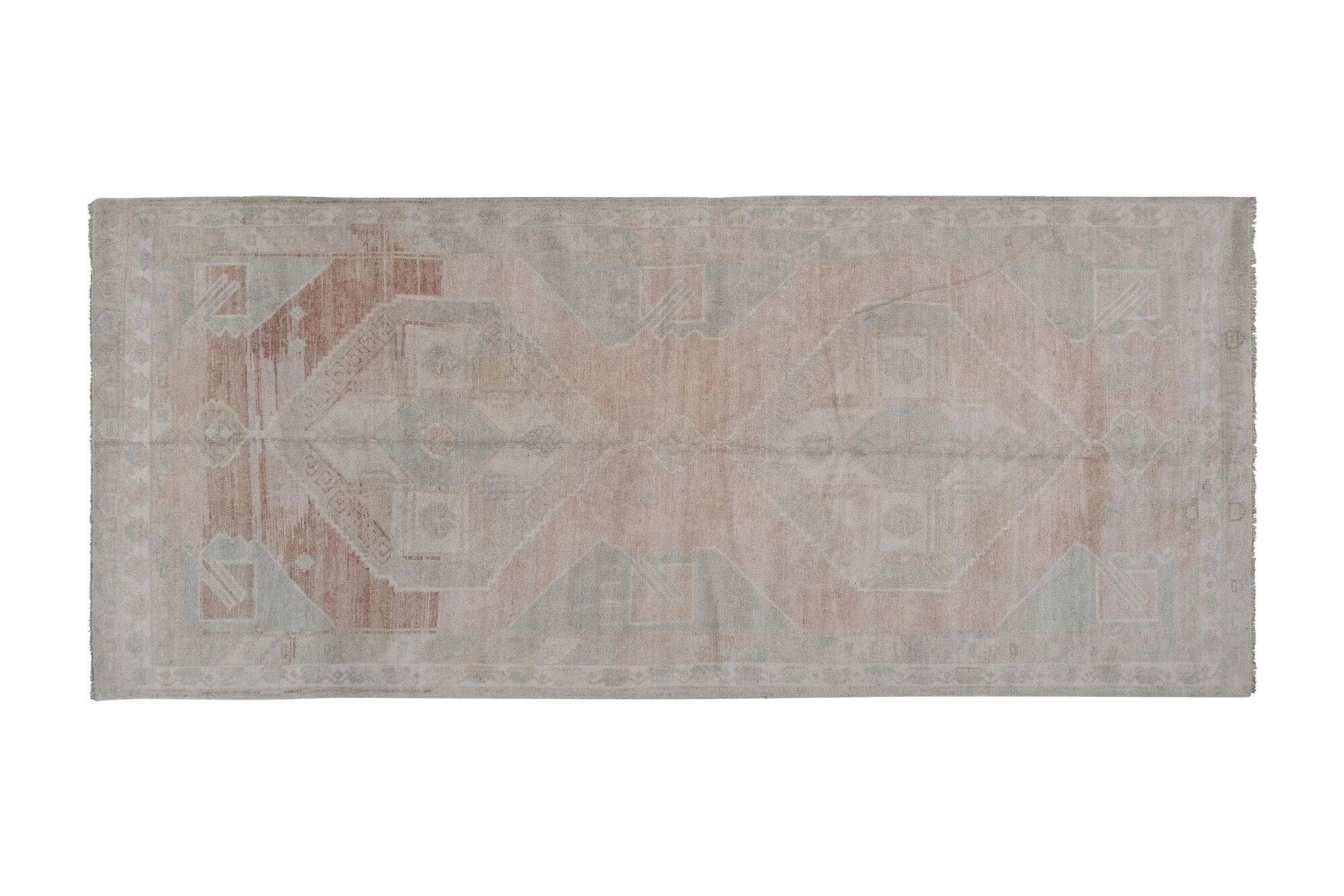 Vintage Turkish hallway rug 170x395 cm