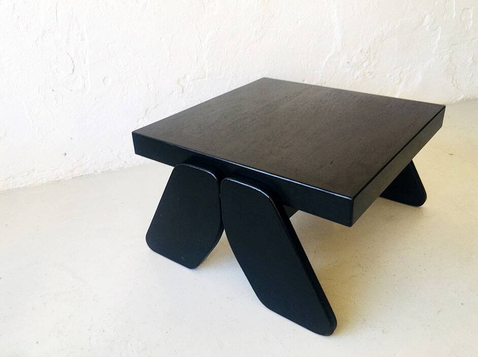 Vintage brutalist coffee table, 1970s