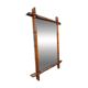 Miroir Ancien en Faux Bambou – France, XXe Siècle