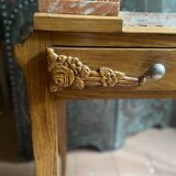 Art Deco dressing table in solid oak