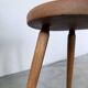 Golden oak tripod stool