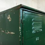 Ancien vestiaire industriel métallique Gantois à 1 porte 1930