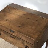 Vintage solid pine desk / writing desk