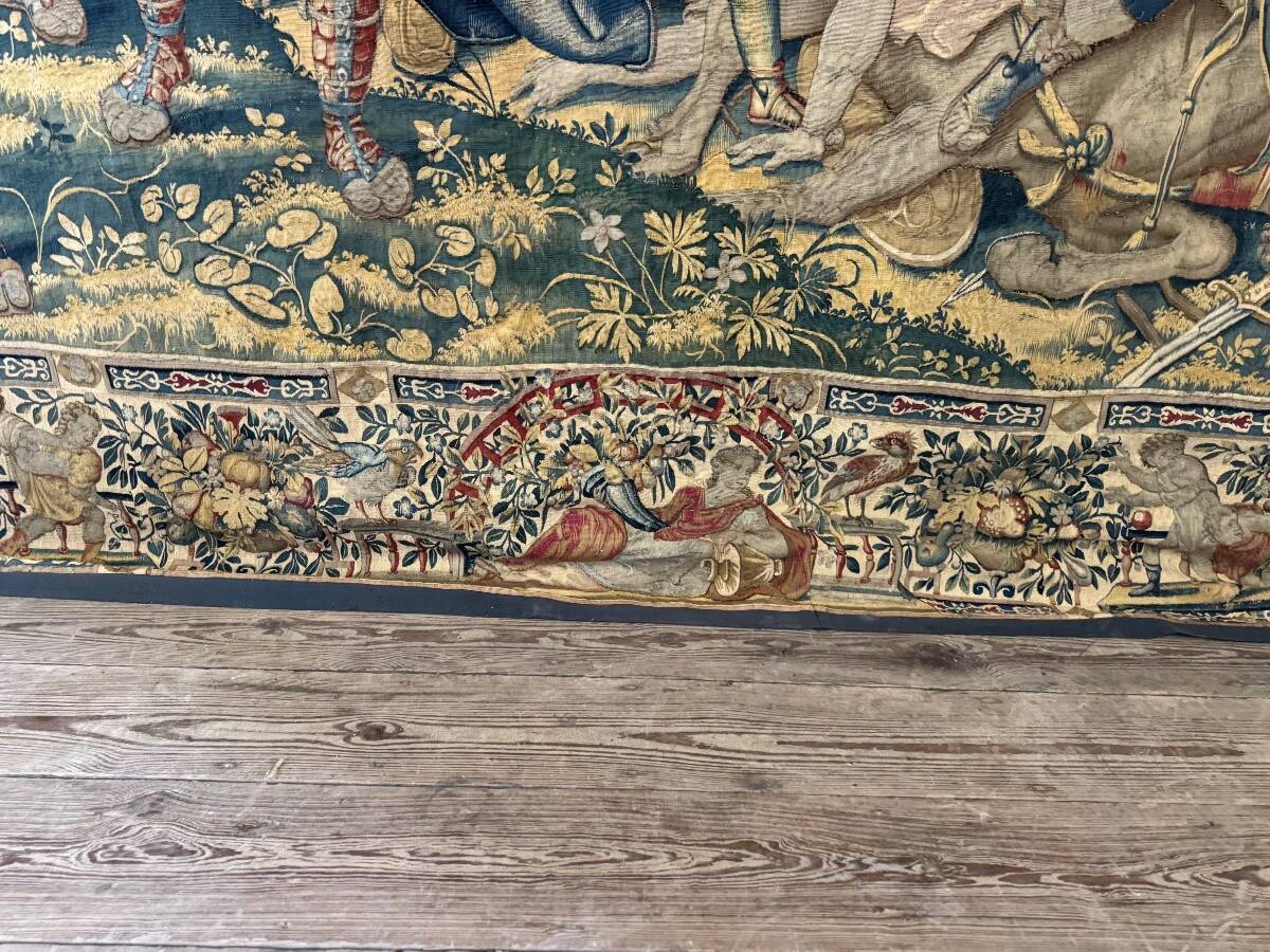 Brussels tapestry, battle scene, second half of the 16th century