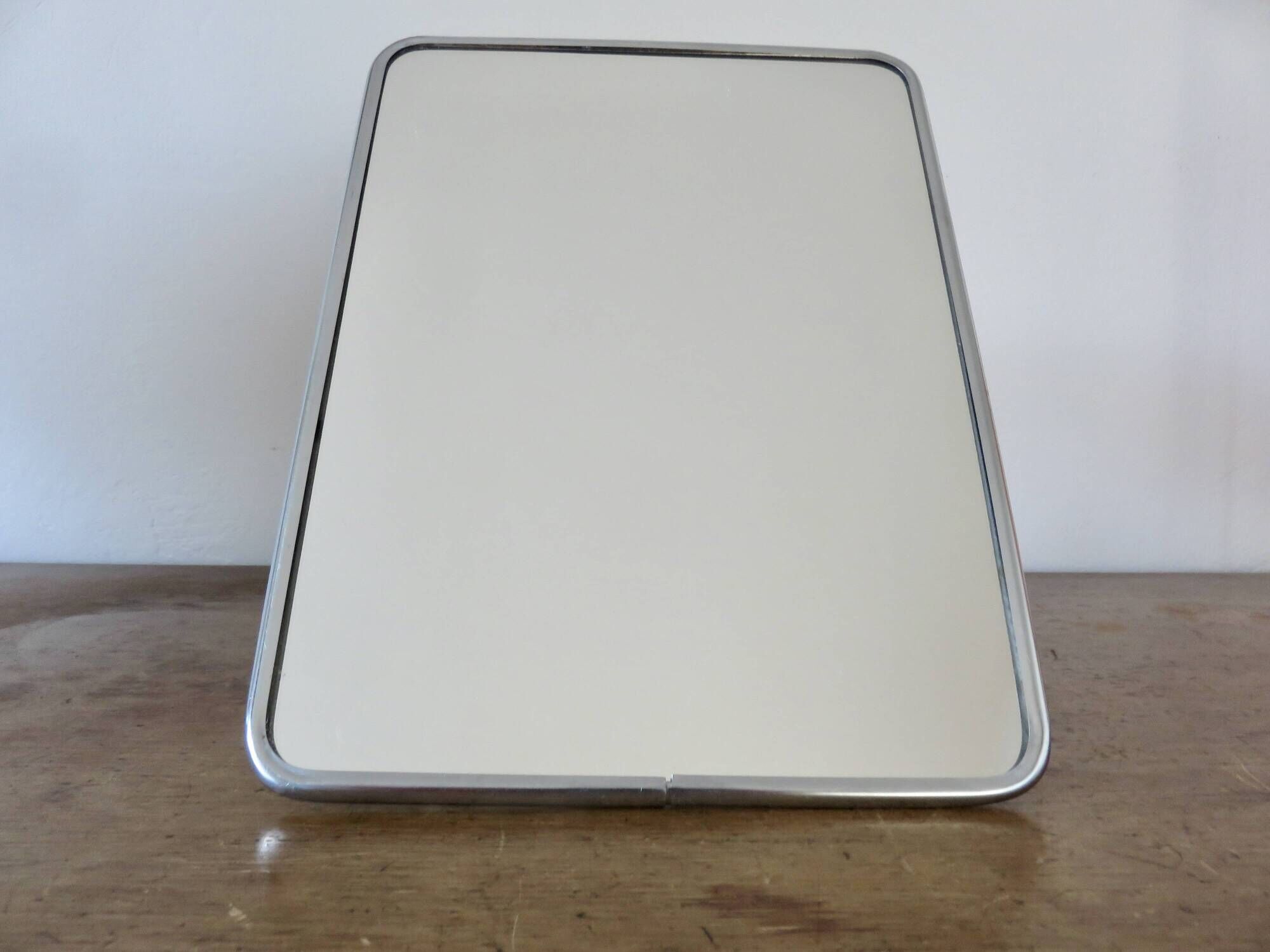 Vintage barber's or hairdresser's mirror, for standing or hanging, from the 1950s-60s.