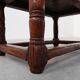 Oak hand-carved side table in wabi wabi style, Spain, 17th Century