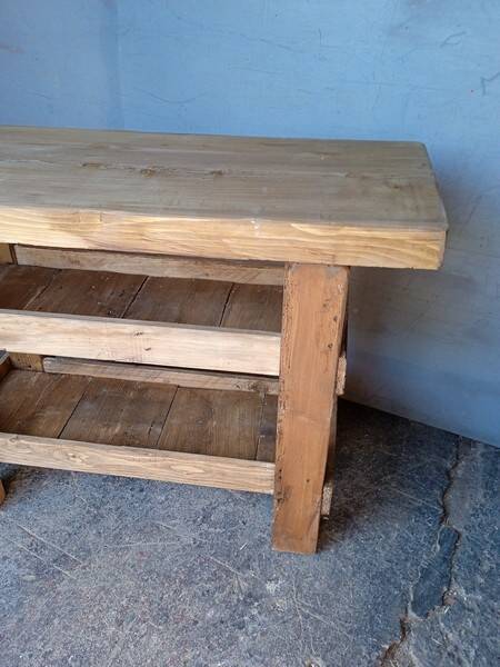 120cm workbench solid wood antique furniture