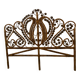 Vintage peacock rattan headboard (150cm)