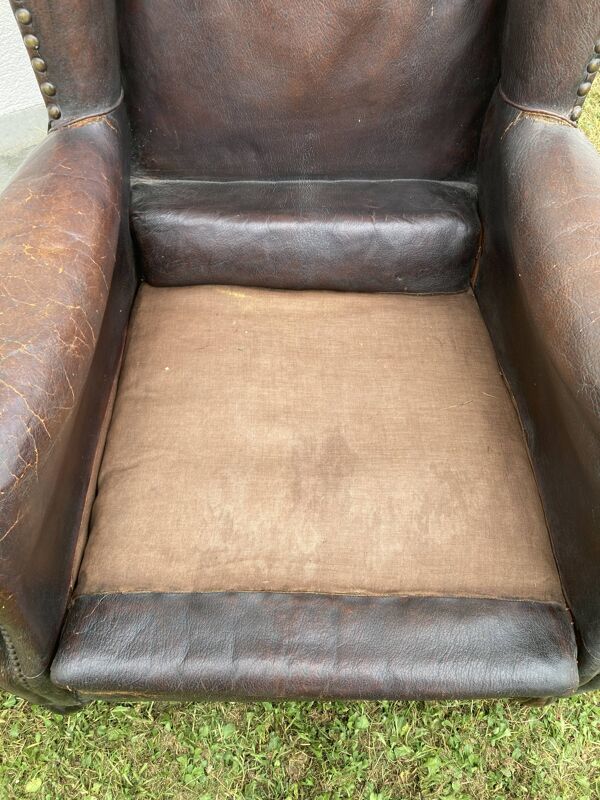 Fauteuil Chesterfield à Oreilles