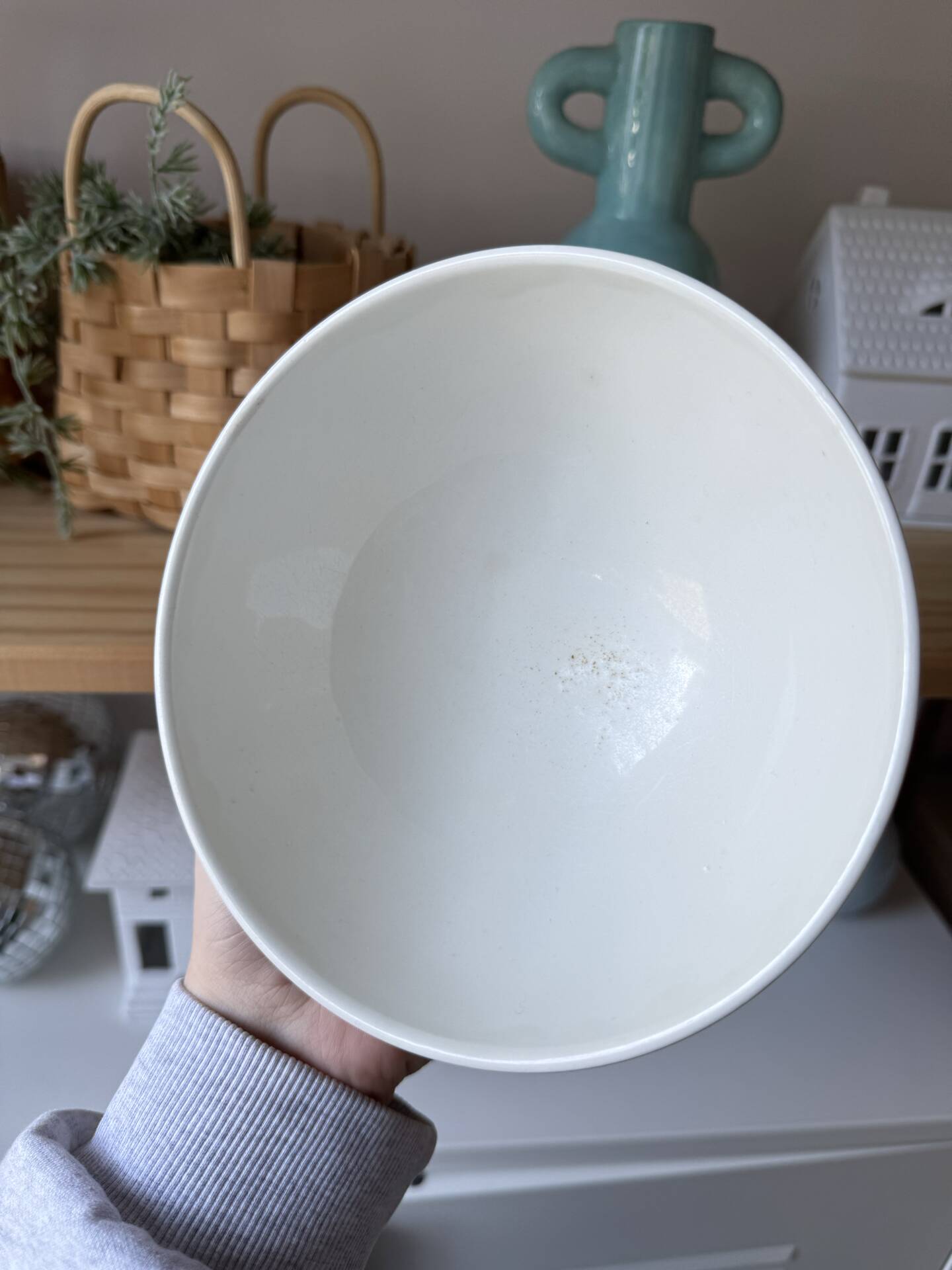 Set of 3 beautiful vintage Digoin bowls.