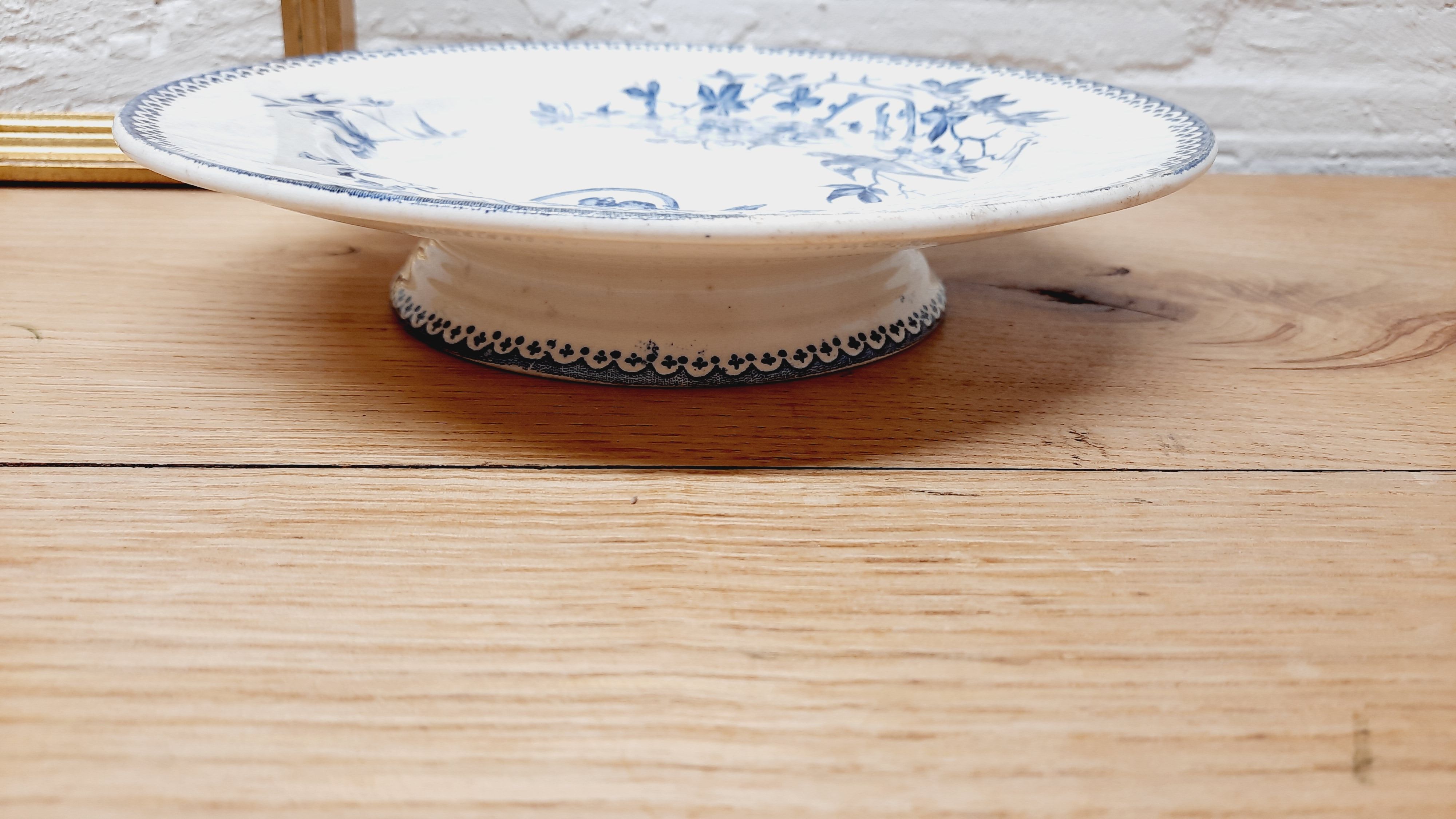 Compotier Terre de fer Perruche