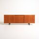 Danish teak sideboard with three sliding doors, 1960s/1970s
