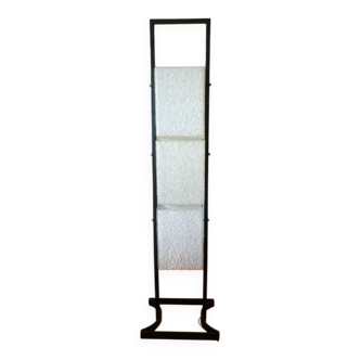 Lampadaire totem vintage arlus des années 50 acier et plexiglas