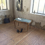 Louis XV marble coffee table