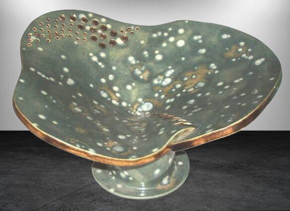 Large ceramic bowl – Unique contemporary piece – Handmade
