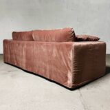 Canapé convertible en velours terracotta AMPM neuf