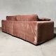 New AMPM terracotta velvet convertible sofa