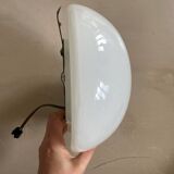 Set of 3 opaline wall lights