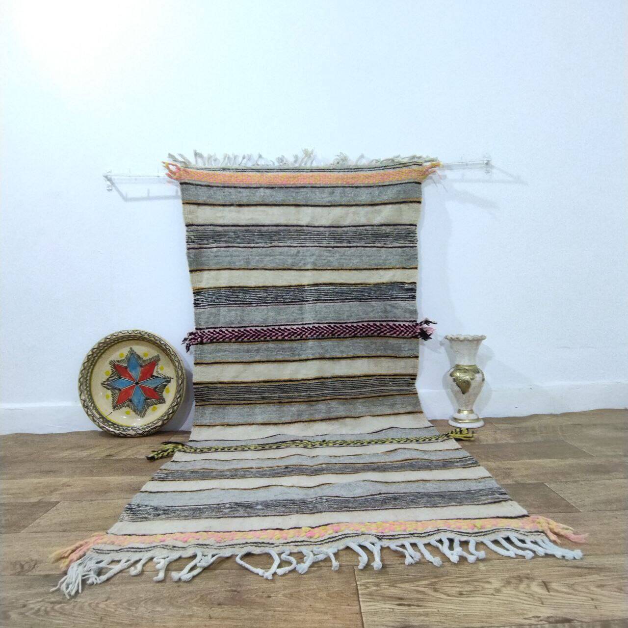Handcrafted Moroccan Berber Rug 183 X 88CM