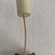 Vintage 1960 Scandinavian suspension light in wire and wood - 30 x 21 cm