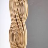 Rattan “leaves” mirror