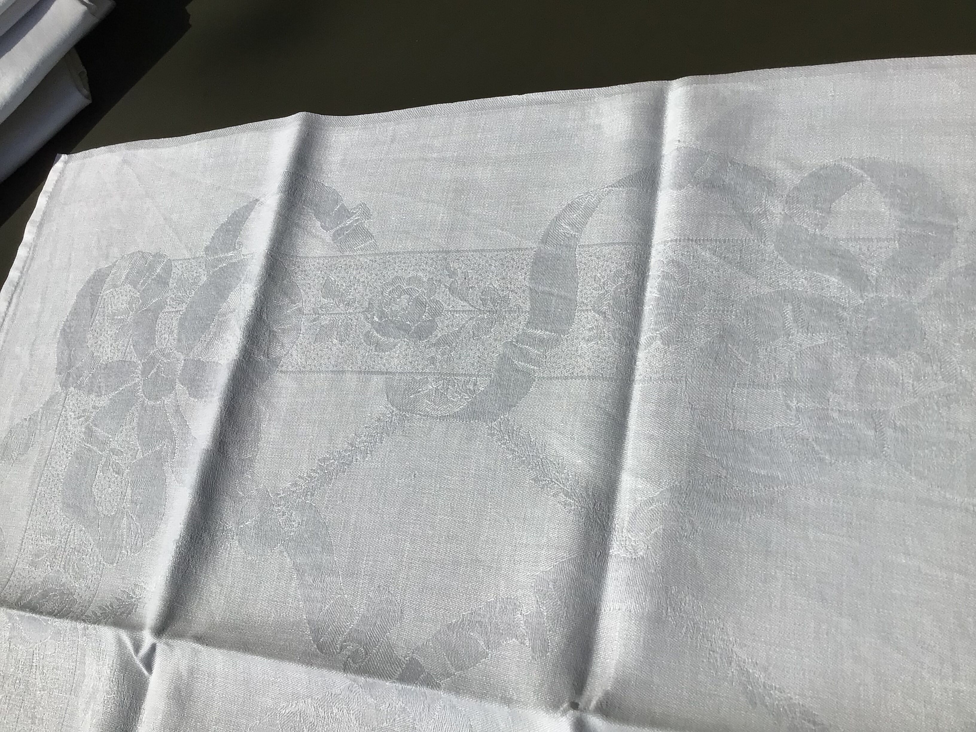 9 towels VP damask 87x72cm patterns ribbons