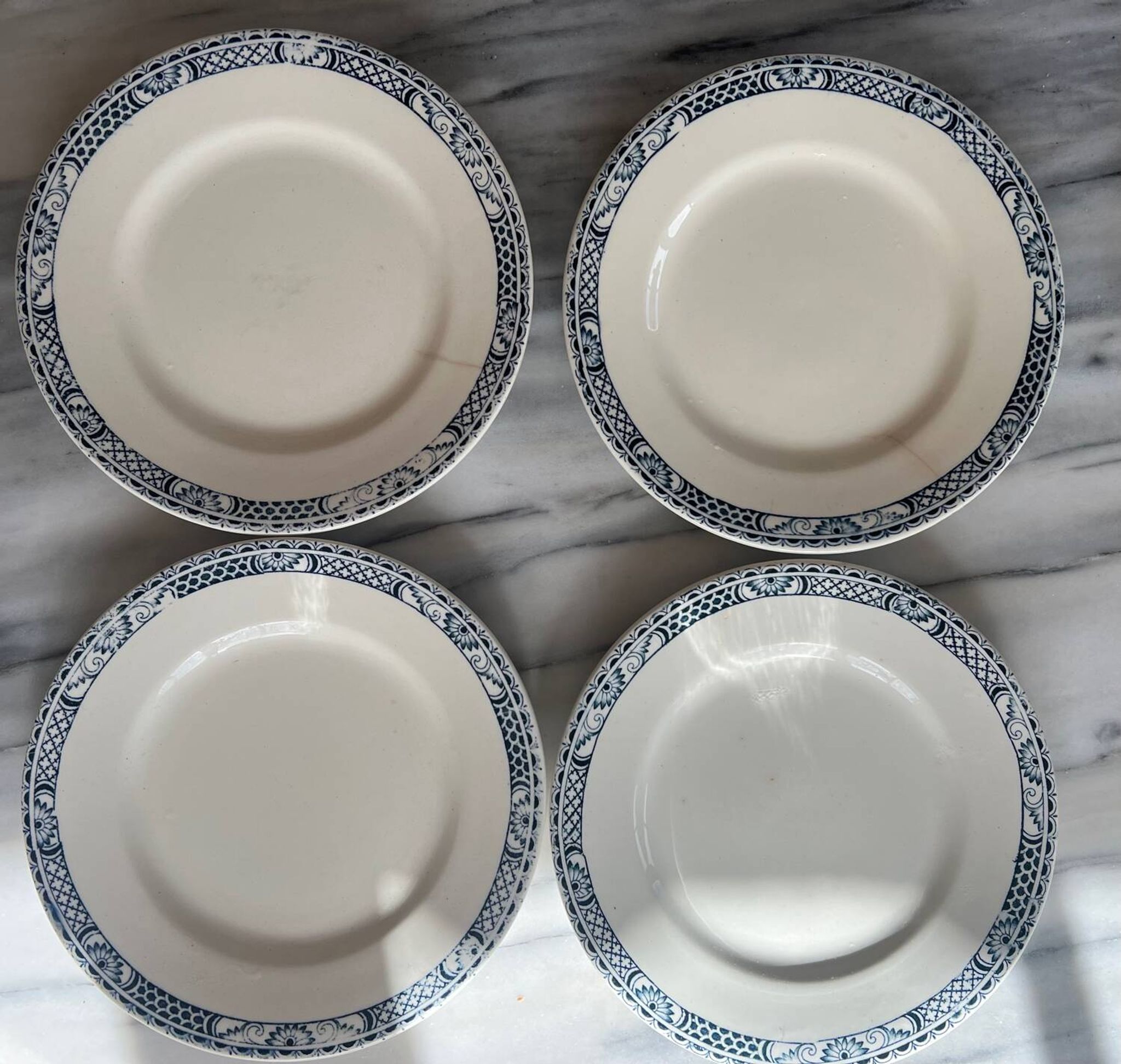 Ironstone plates