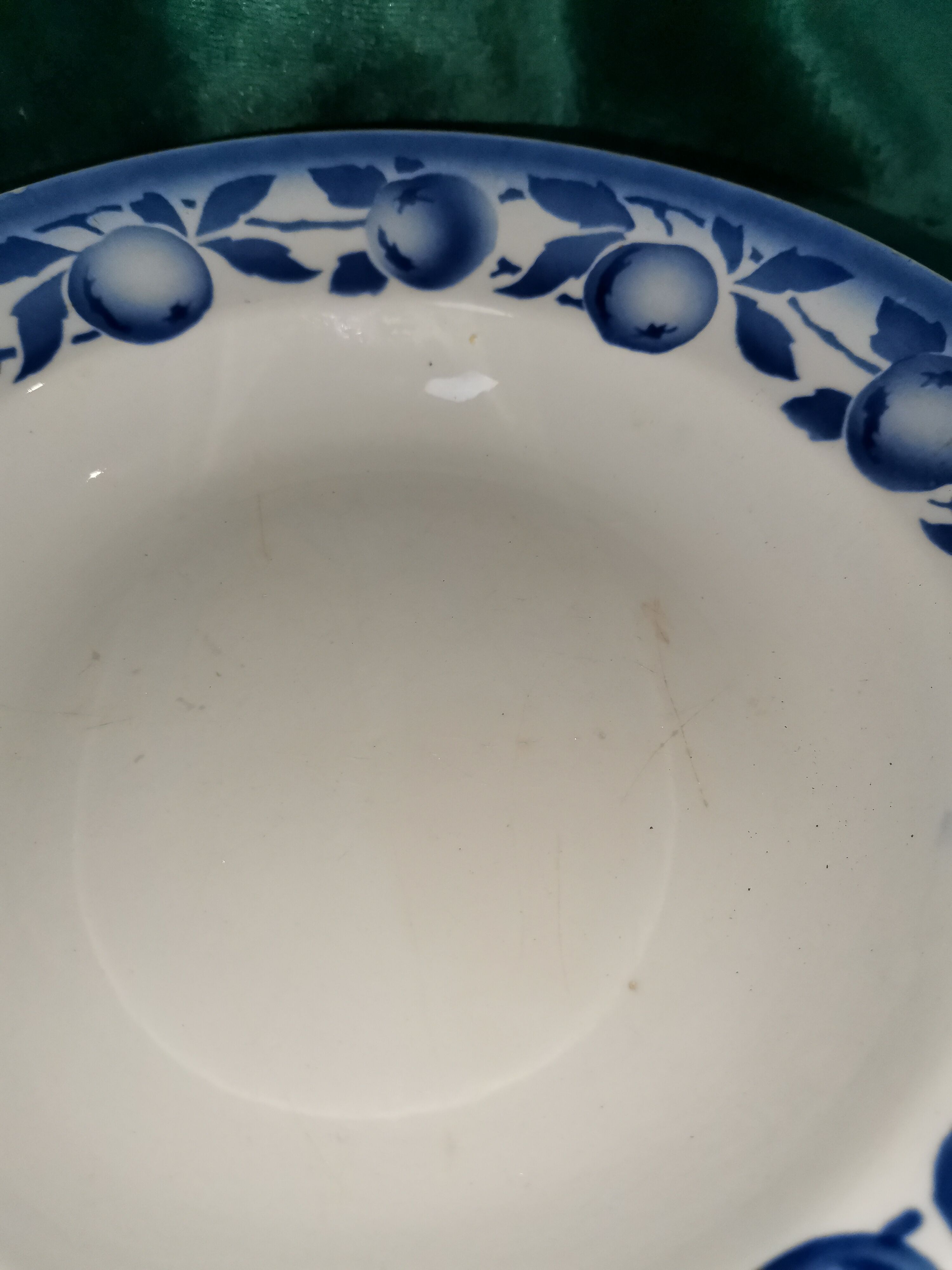 Duo plates flat and hollow apple Saint-Amand