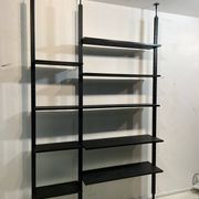 Wall Library or Floor/Ceiling in black wood