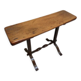 Small antique oak bench