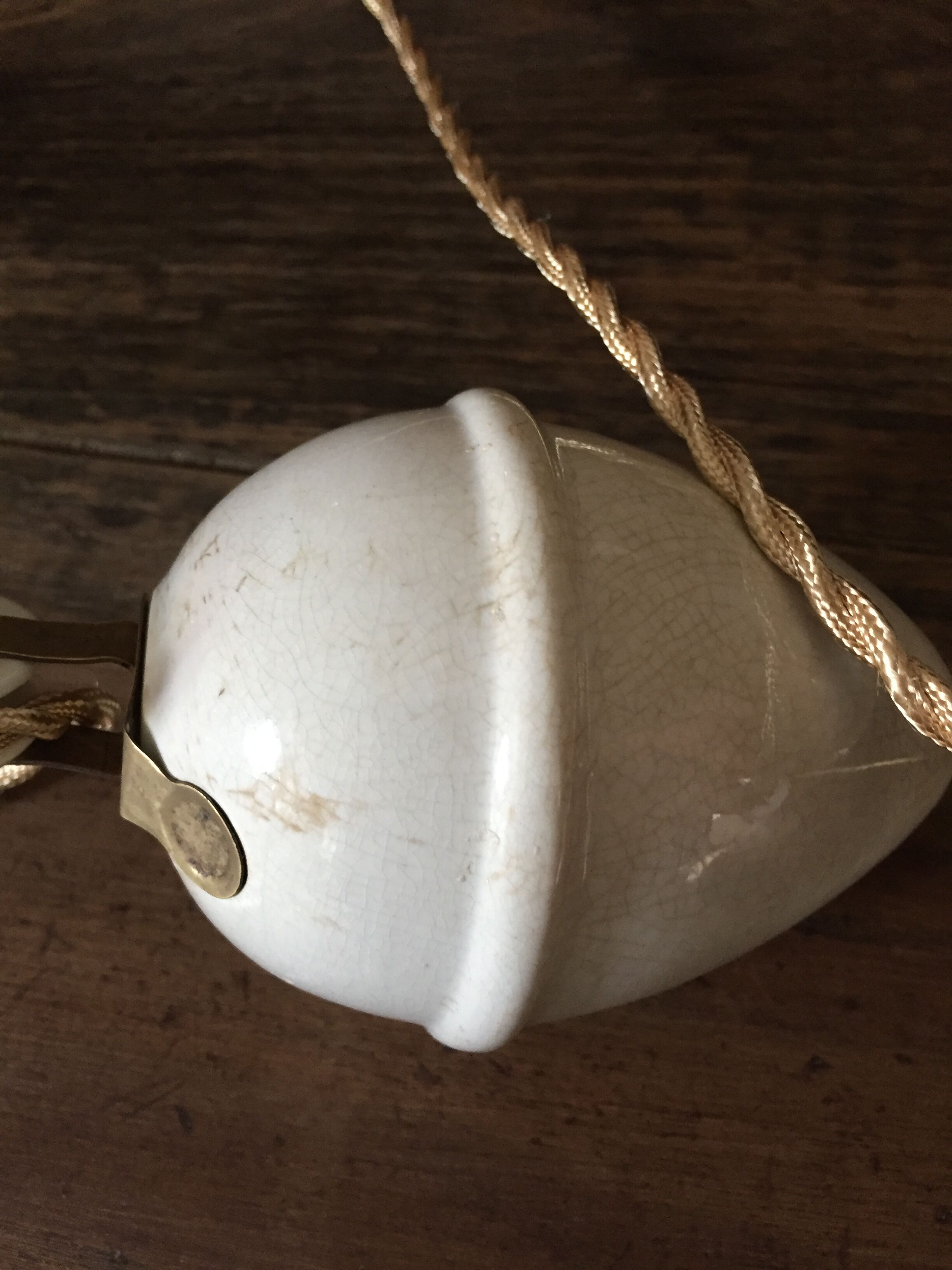 Suspension opaline rises down 1920s (number 8)