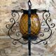 Old suspension lantern metal black