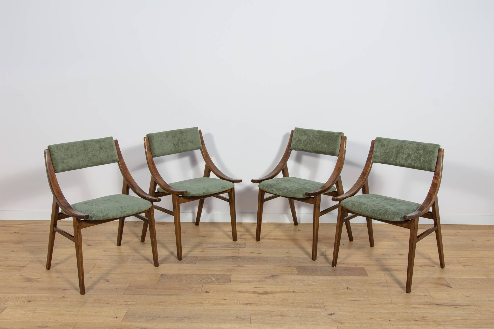 Ski Jumper Chairs from Zamojska, Poland, 1970s, Set of 4
