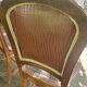 Paire de chaises en chêne et cuir