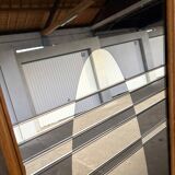 Graphic mirror, Jacques Hitier for Marly brothers. 1960