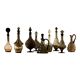 Art Deco Collection of 10 Sculptural Carafes Sweden 1920s