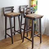 Tabouret bois et corde