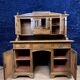 Art Nouveau period stepped desk in carved oak circa 1900