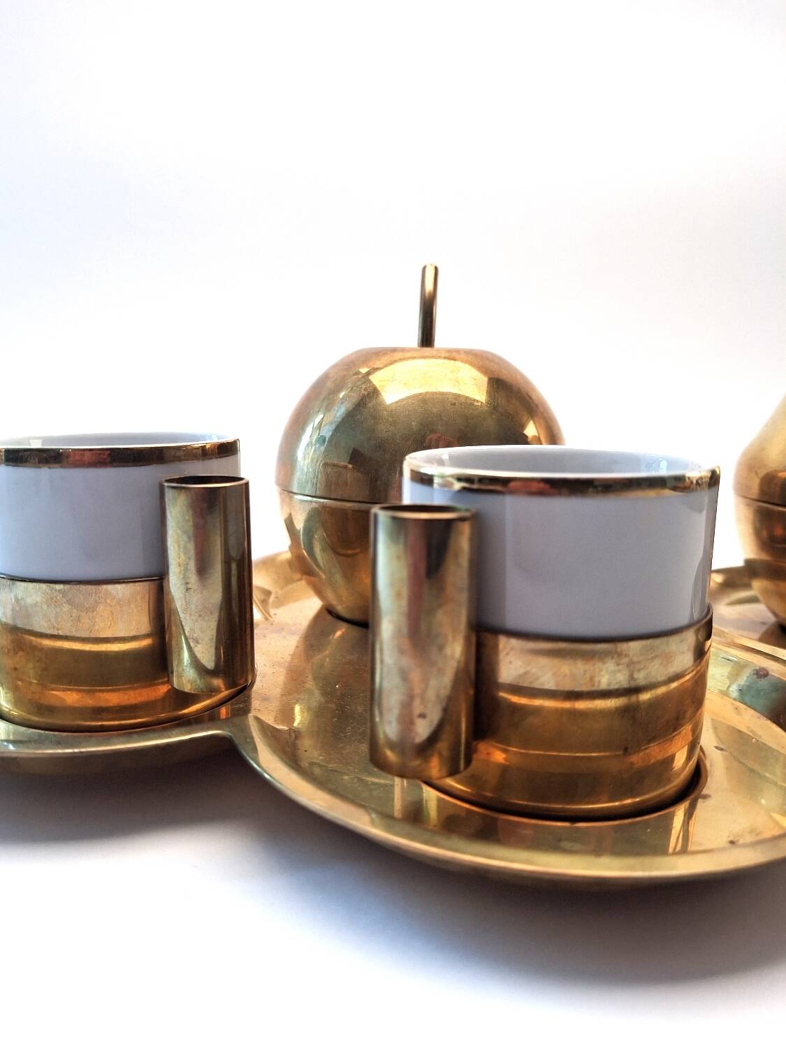 Elegant Vintage Coffee Set – Italian Art Deco, 1960s