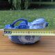 Old teapot / bird-shaped jug in blue and white porcelain