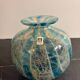 Decorative blown glass bottle Mdina Glass