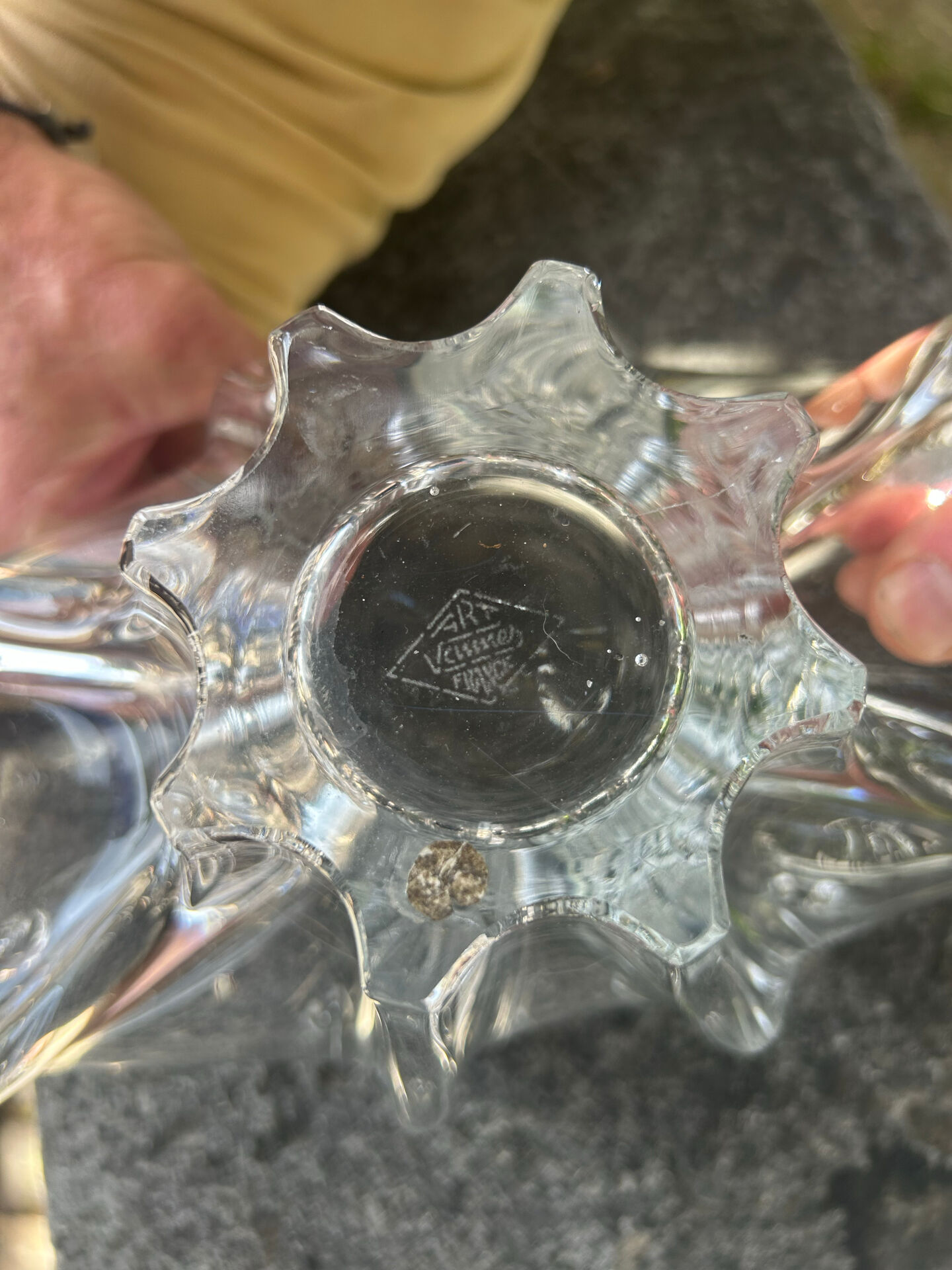 Vase or decorative bowl Crystal Art Vannes