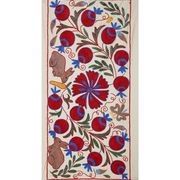 Vintage Turkish hand-knotted rug 49x92cm