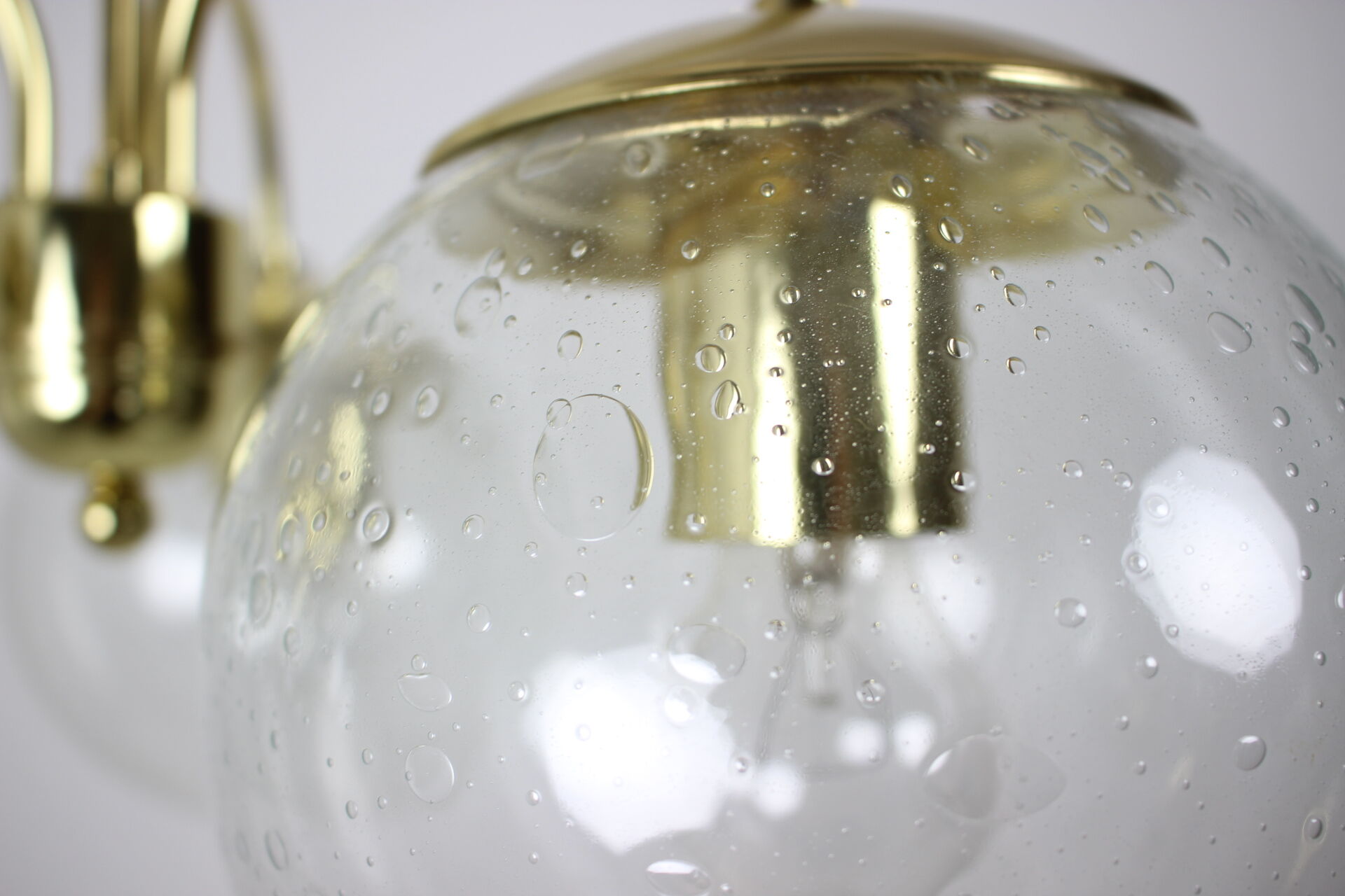 Mid-century chandelier Kamenický Šenov, 1980