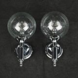 A pair of wall lamps, 1970s