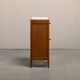 Art Deco Nightstand or Bedside table Oak and Marble, Dutch, 1930s