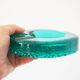 Turquoise annealed glass pocket empty