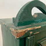 Wall vitrin with pediment